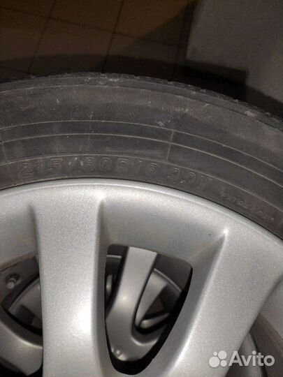 R16 Yokohama BluEarth A34 215/60, PCD 5x114.3 DIA 60.1