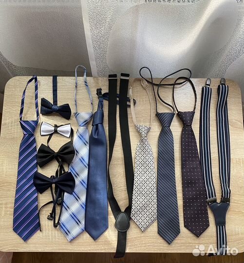 Галстук, галстук-бабочка, подтяжки