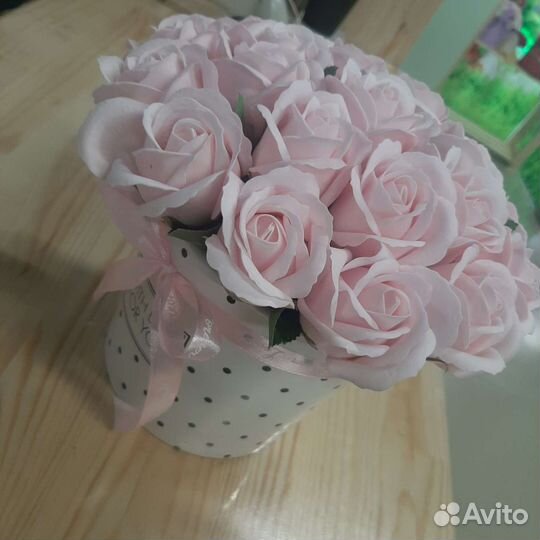 Букет из мыльных цветов