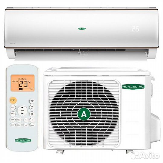 Кондиционер до 20кв. новый AC Electric acem-07HN1