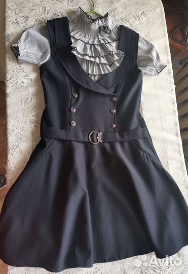 Школьная форма для девочки 128 синяя