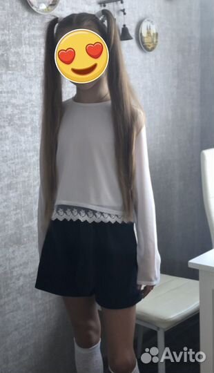 Блузка белая, размер 146