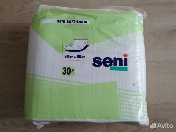 Пеленки одноразовые 60х90 30 штук