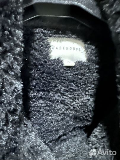 Дубленка короткая черная warehouse 10 uk