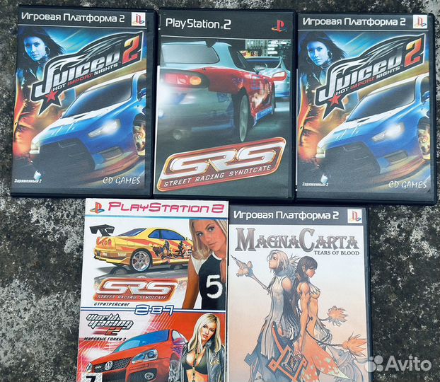 Игры на Sony Playstation 2 диски