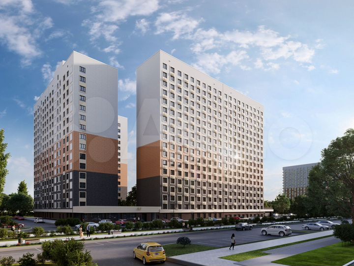 3-к. квартира, 88 м², 3/16 эт.