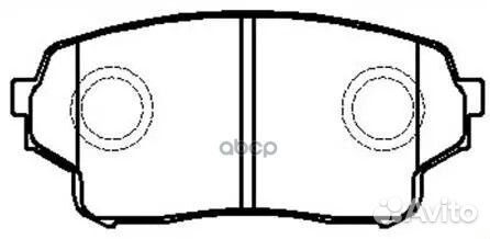 Колодки тормозные дисковые suzuki: XL-7 05- HP8