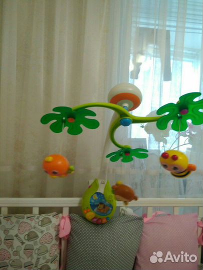 Мобиль Huile Plastic Toys Веселый остров