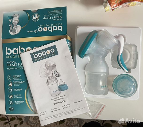 Молокоотсос ручной Baboo