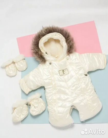Зимний комбинезон трансформер 74см