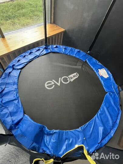 Батут большой с сеткой. До 120 кг