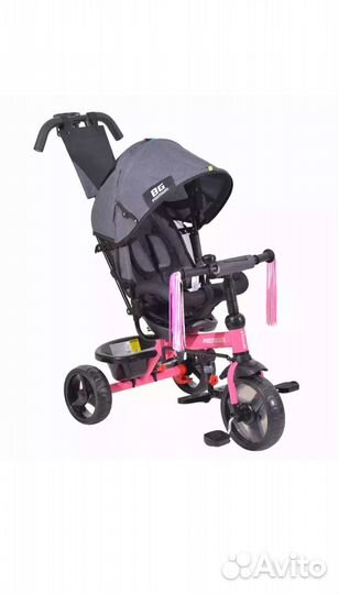 Детский трехколесный велосипед складной новый