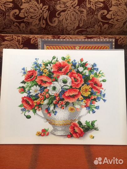 Икона из алмазной мозайки большая