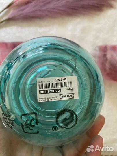 Подвесные стеклянные кашпо Икея