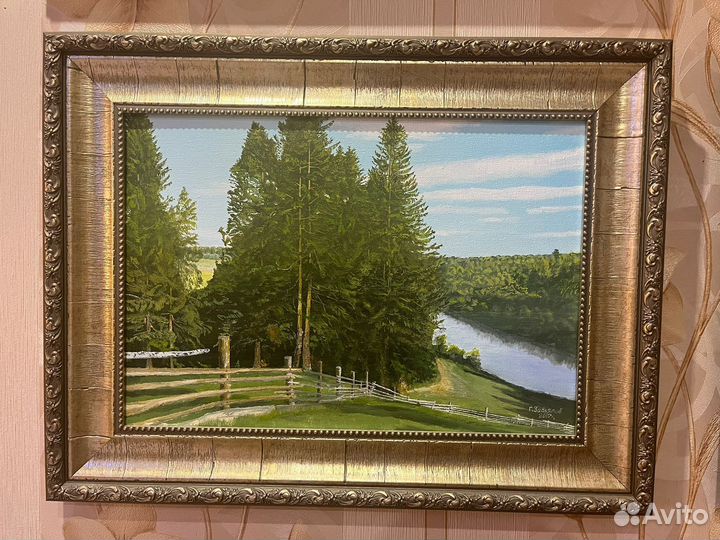 Картина маслом на холсте пейзаж