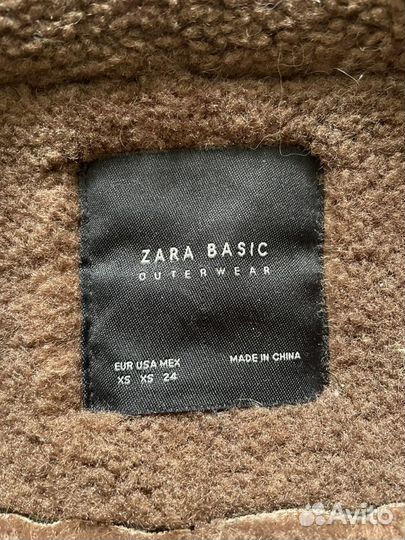 Куртка дубленка zara