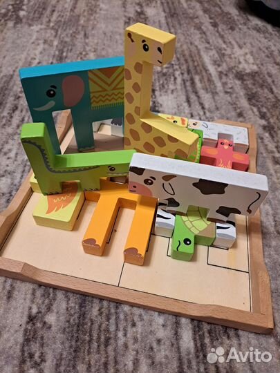 Игра развивающая тетрис с животными