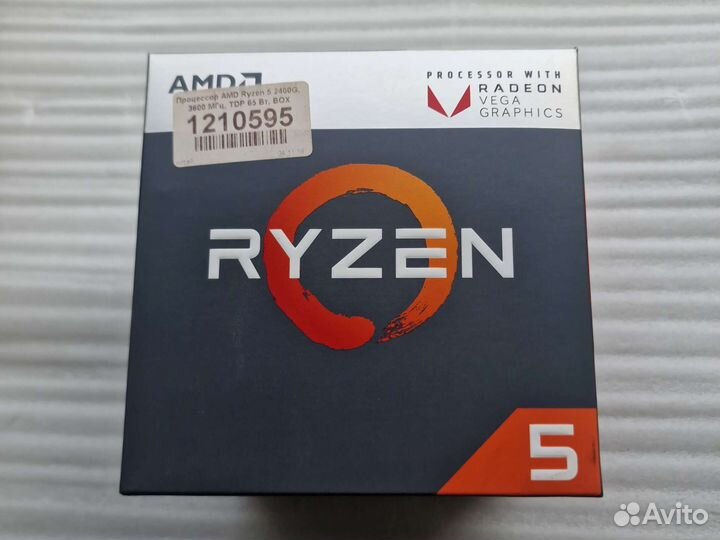 Процессор S-AM4 Ryzen 5 2400G BOX
