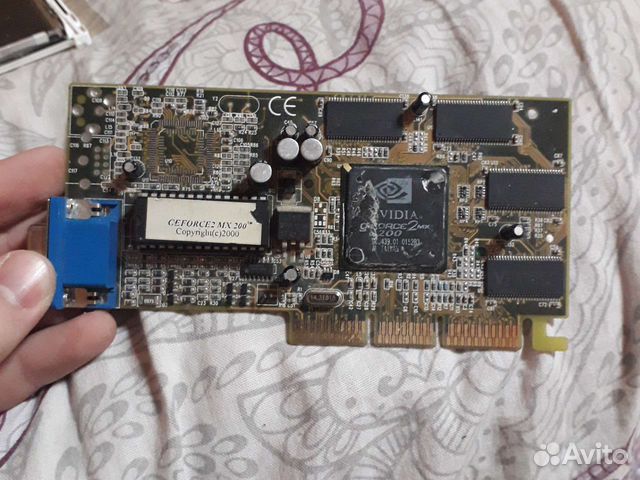 Видеокарта Nvidia geforce2 mx-200
