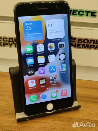 iPhone 7 Plus 256gb без отпечатка.Новый аккум