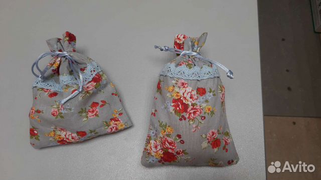 Мешочки подарочные и броши