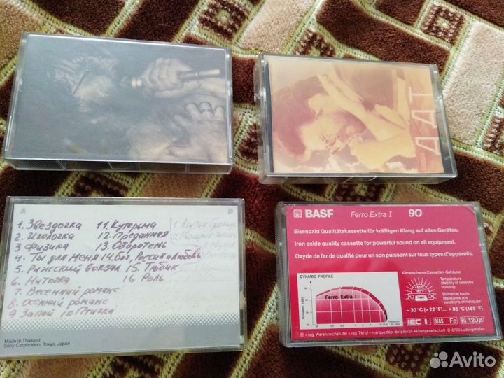 Аудиокассеты с записью