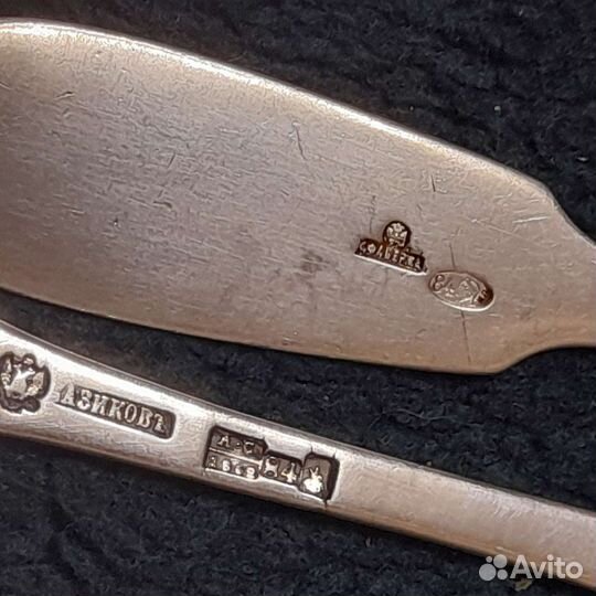 Серебро столовое.84-875пробы.Фаберже.Сазиков