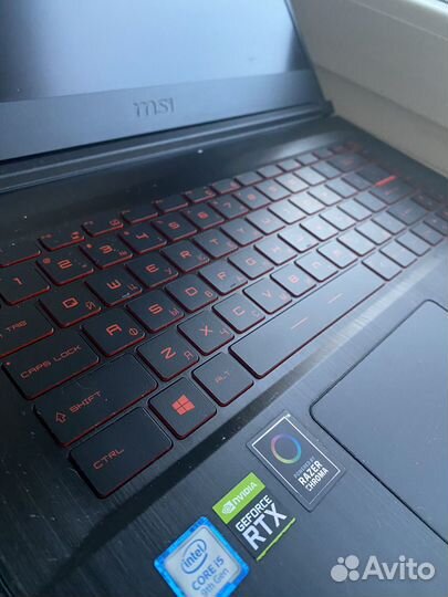 Игровой ноутбук msi gf65 thin sexr