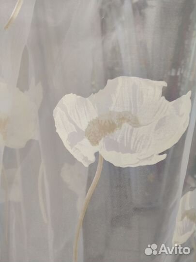 Тюль для кухни новая