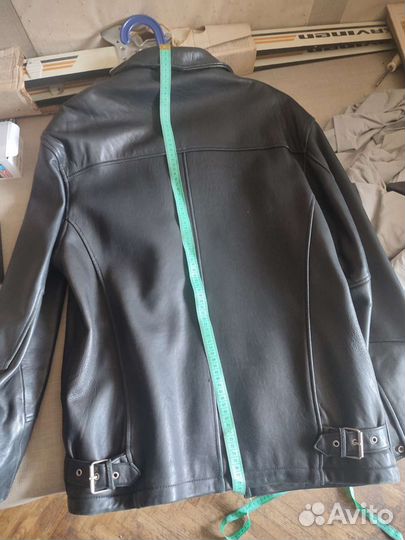 Кожаная куртка мужская 52/170