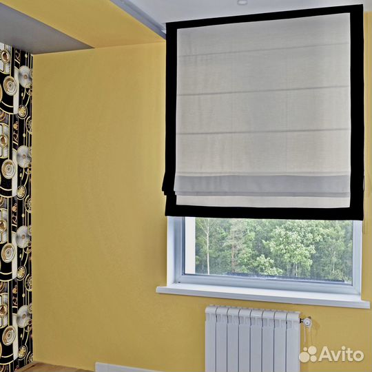 Римские шторы Янтарный