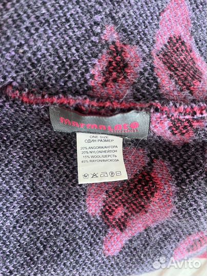 Шапка и снуд комплект женский marmalato