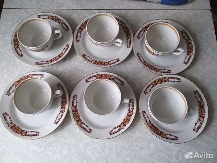 Чайный сервиз СССР (фарфор)