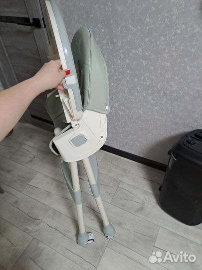 Стульчик для кормления solmax из экокожи