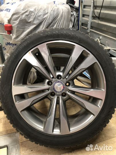 Колеса в сблре на мерседес R19 зима