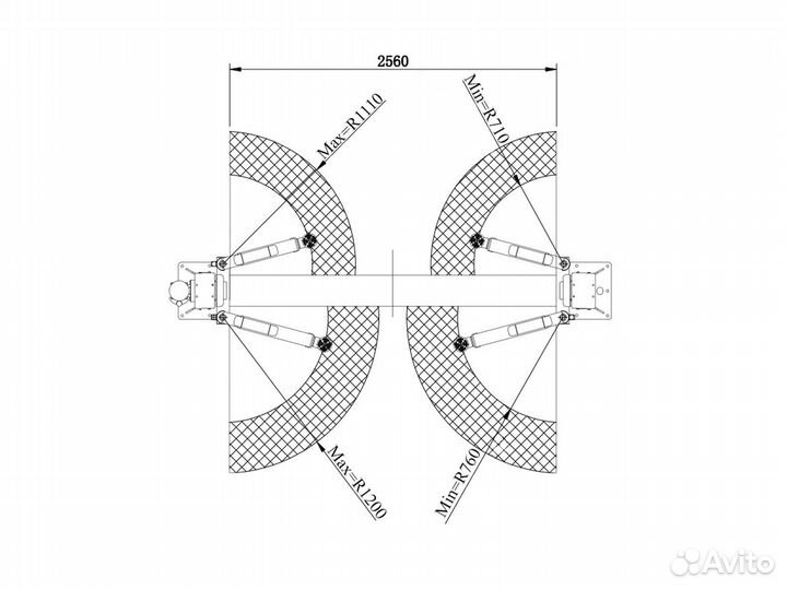 Подъемник двухстоечный kraftwell