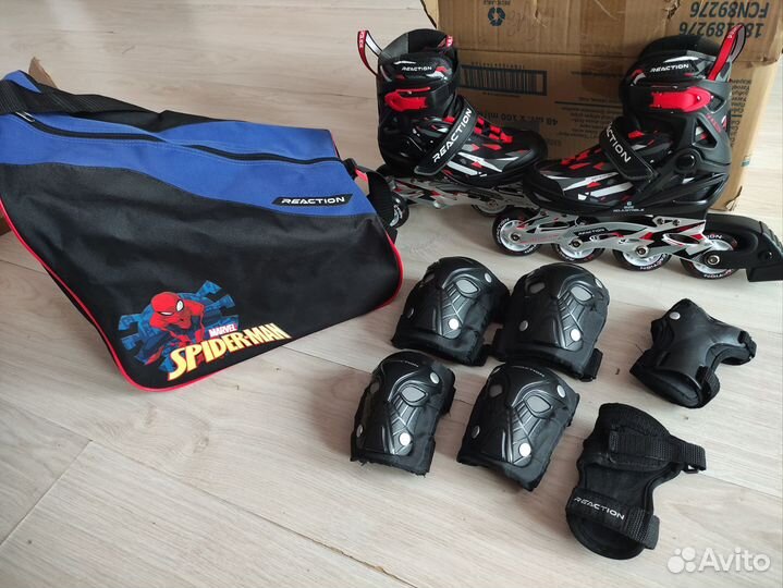 Роликовые коньки детские раздвижные Reaction
