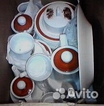 Набор посуды столовый ГДР (Кольдиц). Фарфор
