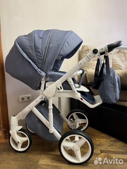 Коляска 2 в 1 adamex luciano