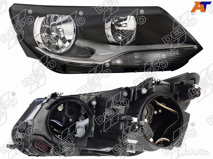 Фара VW tiguan 11-16 RH с электрокорректором 441-1