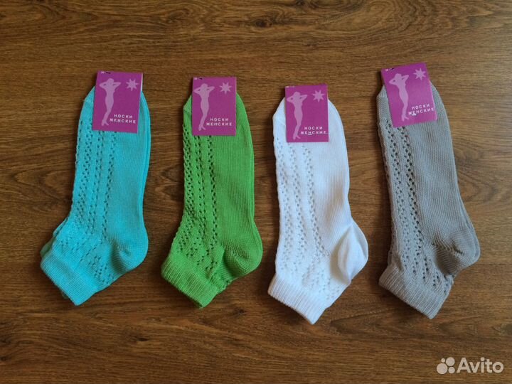 Женские носочки из мерсеризованного хлопка