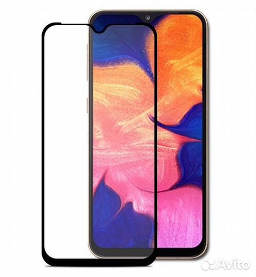 Накладки Silicone Cover к Samsung A10/A30 и стёкла