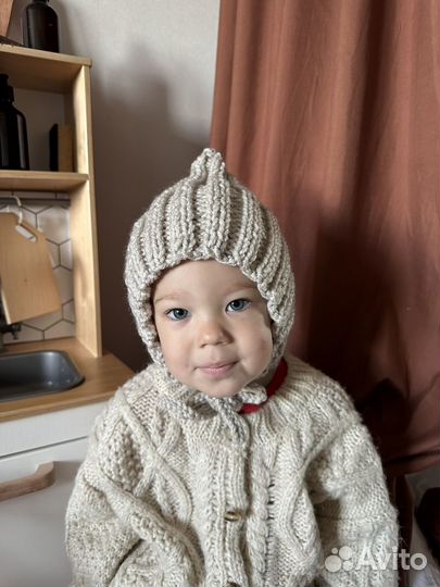 Шапка эльф детская на осень