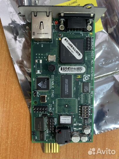 Карта мониторинга Liebert