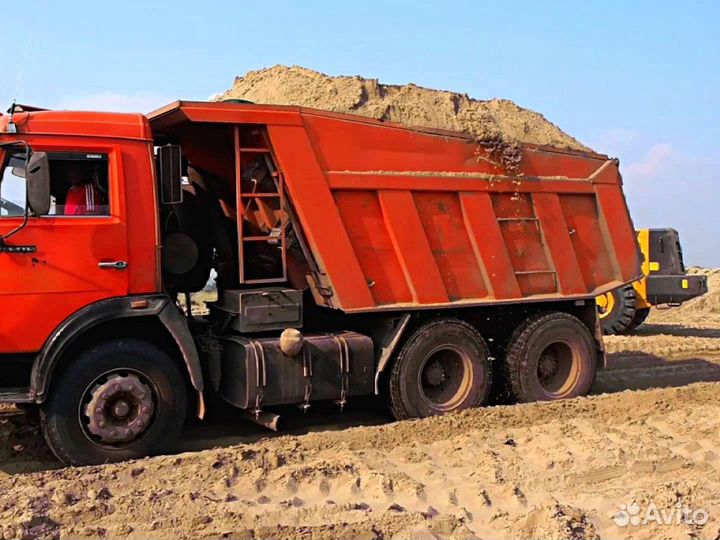 Песок \ Отсев гранитный строительный мелкий от 3ку