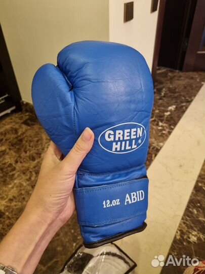 Боксерские перчатки green hill