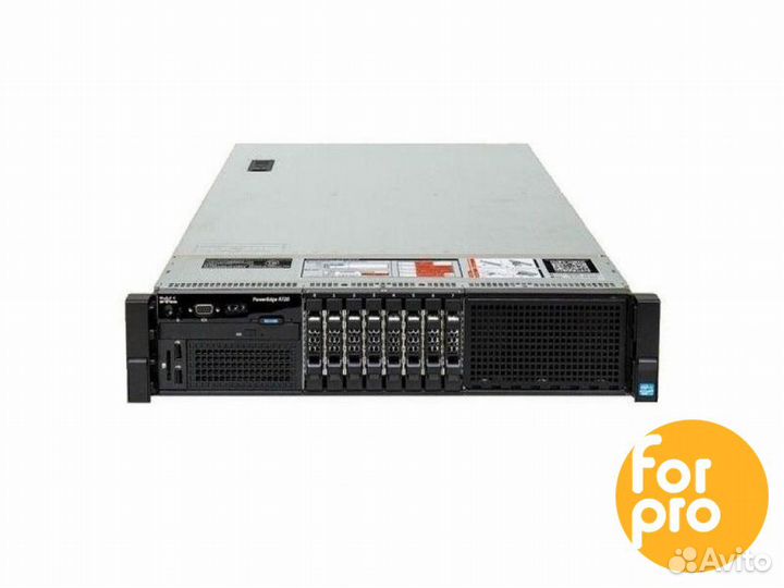Сервер dell R720 8SFF 2xE5-2630 192GB, H710