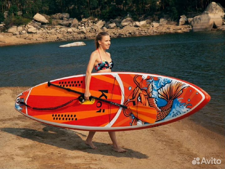 Sup board Fun Water koi сап борд доска рыбка оранж