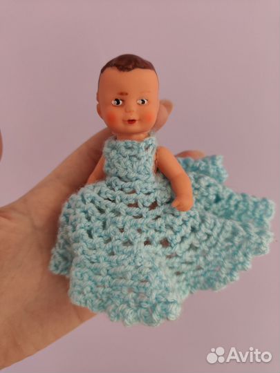 Кукла пупс времен СССР гдр