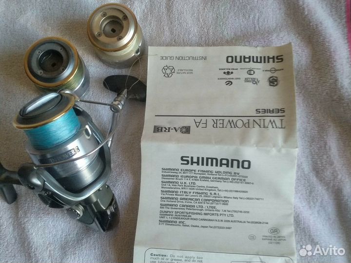 Катушка shimano twin power 4000FA